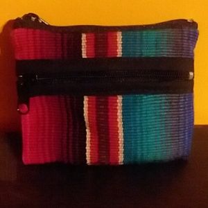 Hemp 3 zipper coin purse